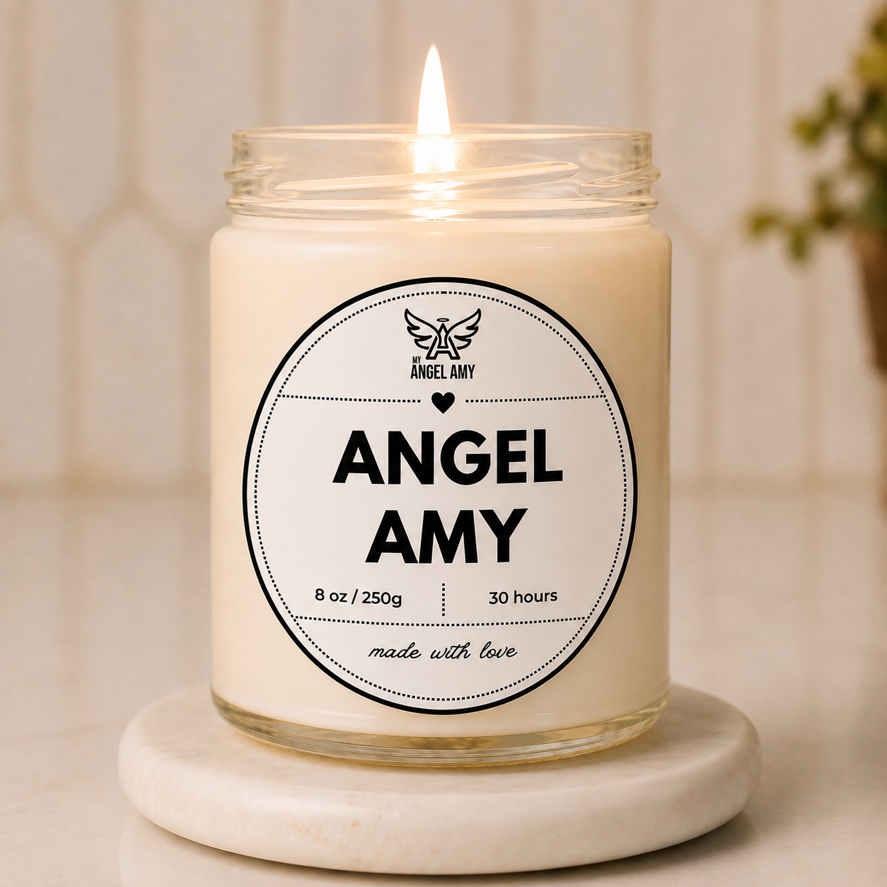Angel Amy Prayer Candle