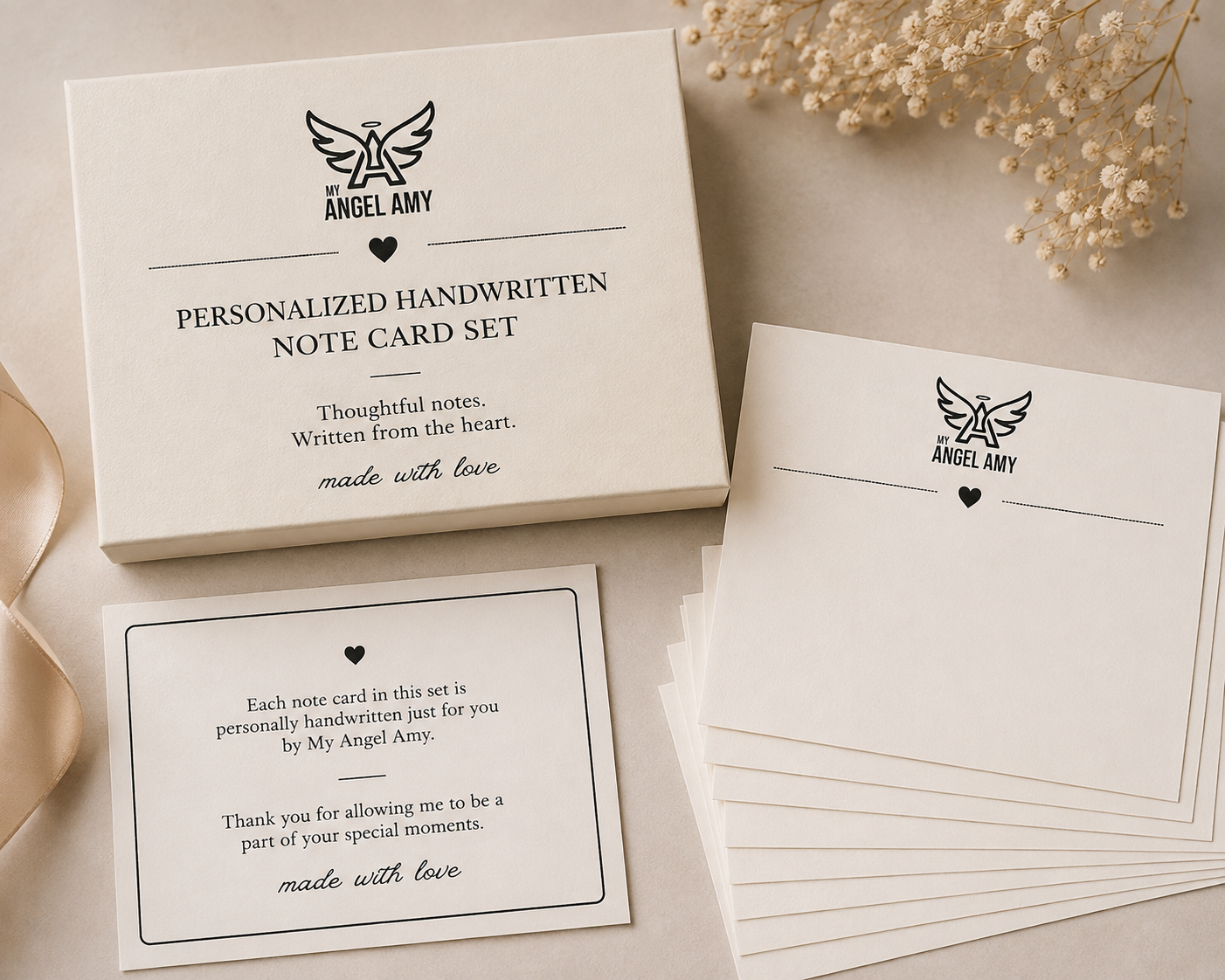 Personalized Handwritten Note Card Set